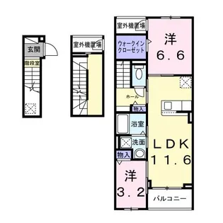 アルカディアIII【3階】の間取り