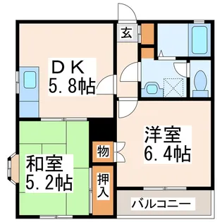 浪漫館【2階】の間取り