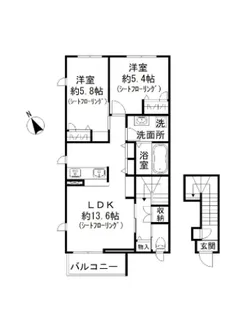 パークガーデンシャルドンの間取り