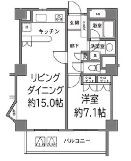 フレール早稲田【4階】の間取り