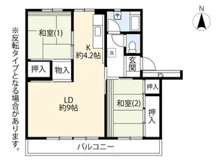 UR町田山崎【3階】の間取り