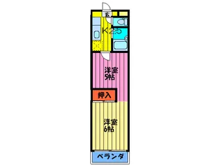 グレ-プハイツ【3階】の間取り