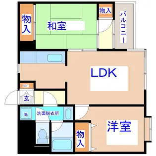 ヴィラ針惣【3階】の間取り