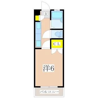 エントピア下荒田10【5階】の間取り