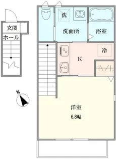 フィシオ桜上水A【2階】の間取り