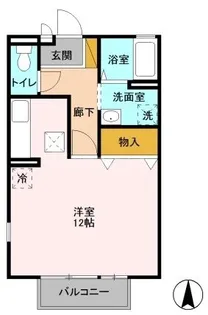 クレール I【1階】の間取り