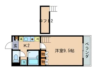 Racoon D1【4階】の間取り