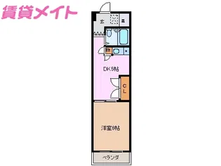 コーポラスチヨダ A棟【1階】の間取り