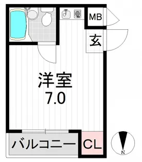 エトワールヴィル-R西脇【2階】の間取り