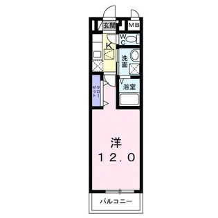 ミッドハイツ【1階】の間取り