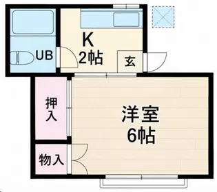 コーポダイアナ【2階】の間取り