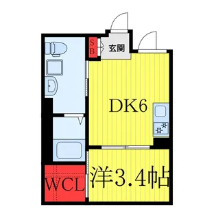 ヒルズコート千歳烏山【1階】の間取り