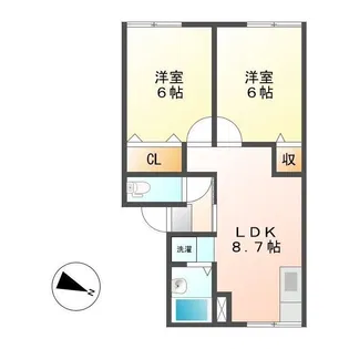 サンコーポアッチ【1階】の間取り