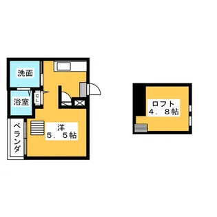 クラリチェ【2階】の間取り