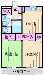 サンフレア北寺尾【5階】の間取り