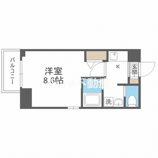 ビガーポリス300同心II【3階】の間取り