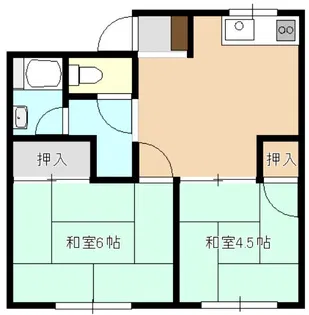 コーポ永山【2階】の間取り