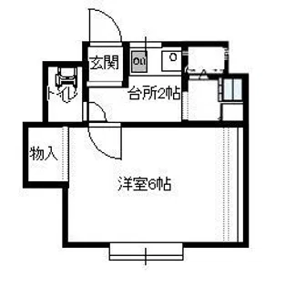 パルセササキ【1階】の間取り
