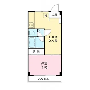 栄マンション【3階】の間取り