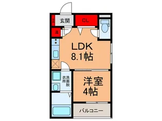 ラフィネ【2階】の間取り