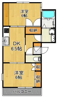 メゾンF【2階】の間取り