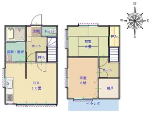 広島県東広島市西条町西条【一戸建】の間取り