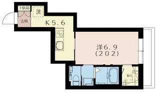 東京都世田谷区松原5【マンション】の間取り