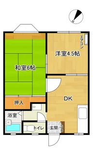 クレスト三保【1階】の間取り