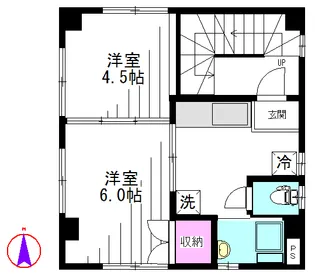 長島ビル【3階】の間取り