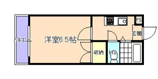 メゾンクレール【2階】の間取り