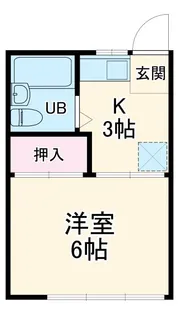 橘荘5【2階】の間取り