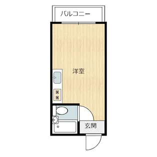 1Rの間取り画像