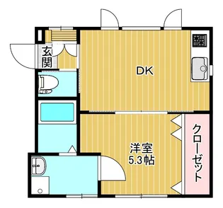 コーポラスMK【1階】の間取り