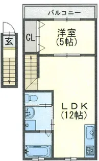 アンダンテ加古川本町【2階】の間取り