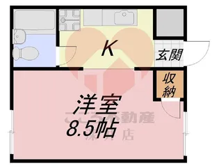 松本ハイツ【1階】の間取り