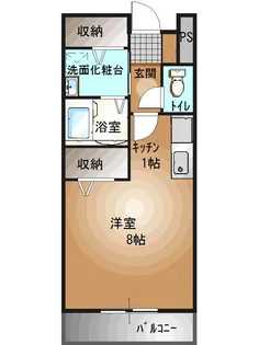 栃木県宇都宮市平松本町【アパート】の間取り
