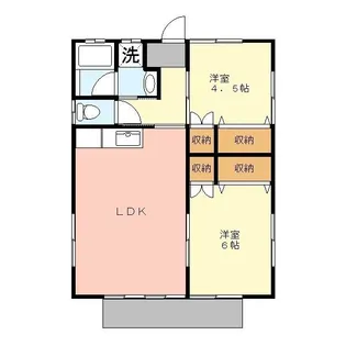 栃木県佐野市富岡町【一戸建】の間取り