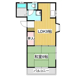 パールハイツ【2階】の間取り