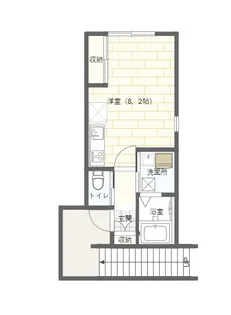 リュミエール【2階】の間取り