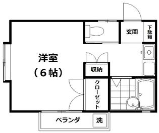 エステートピュア立石II【1階】の間取り