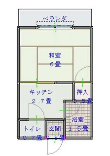 スターチス鳴滝【2階】の間取り