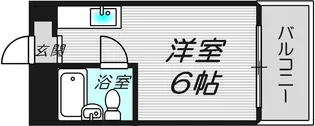 ベストレジデンス江坂II【2階】の間取り