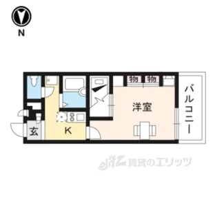 レオパレス幸甚【3階】の間取り