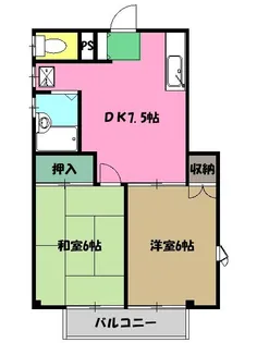 山田ハイツ【3階】の間取り