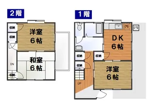 高山アパートの間取り