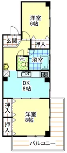 久企業第一ビル【4階】の間取り