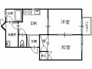 トゥインクルハイム【1階】の間取り