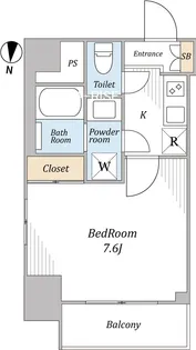 careel大森海岸 禁煙マンション【6階】の間取り