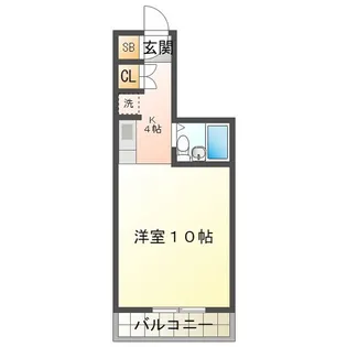 アストラルハイツ【2階】の間取り