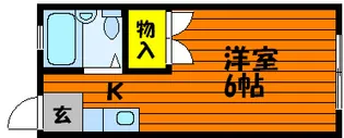 サンコート津島【2階】の間取り